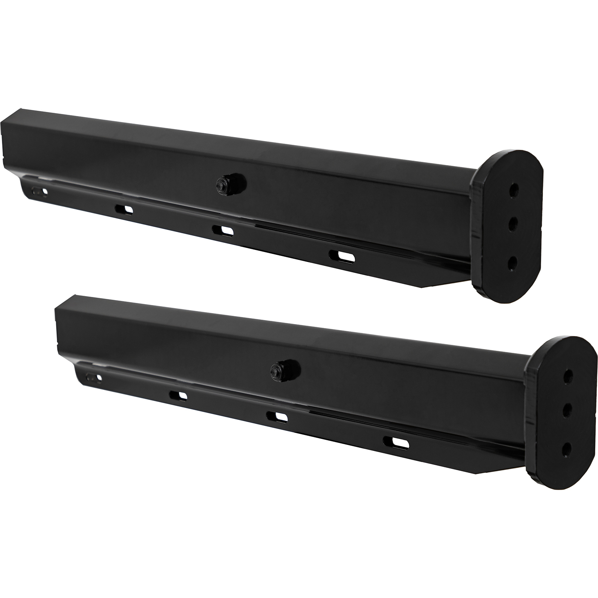 Buyers Products Spring-Loaded Mud Flap Hanger - Straight, Black ,Model# 85930010